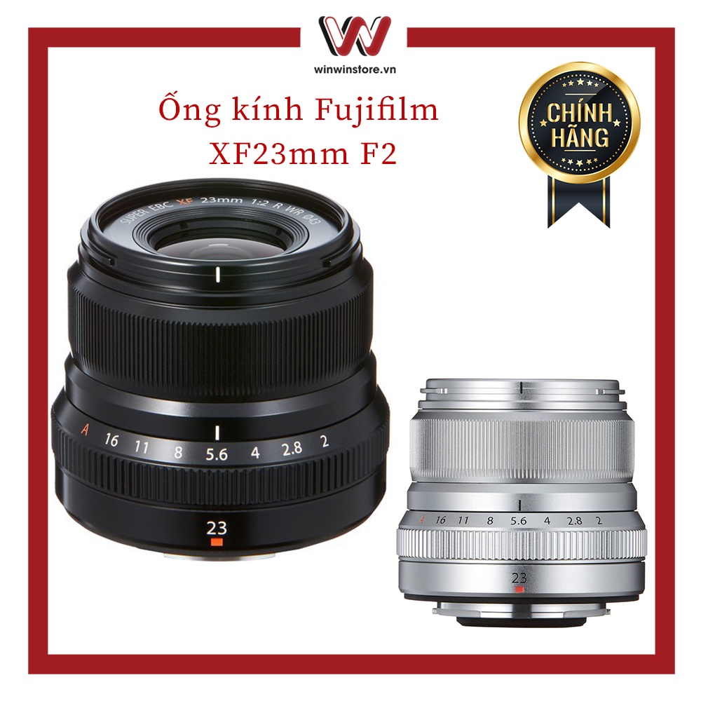 Ống kính Fujifilm XF23mm F2 WR - Bảo hành chính hãng