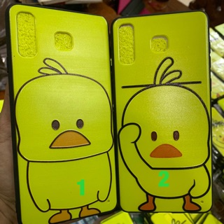 Ốp Samsung A8star viềng dẻo in hình vịt kute