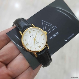 Đồng hồ nam nữ Halei mặt tròn chính hãng chống nước