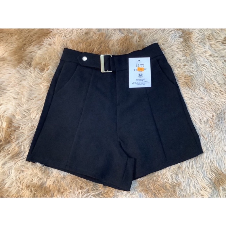 Quần short cạp cao⚡️FREESHIP⚡️quần đùi đai có cúc bấm | BigBuy360 - bigbuy360.vn