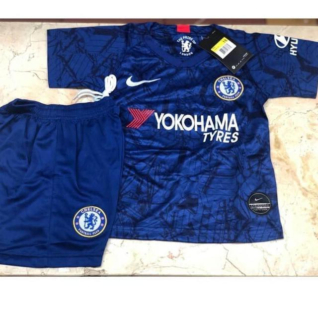 Áo Thun Chelsea Thời Trang 2019 / 2020 Dành Cho Trẻ Nhỏ