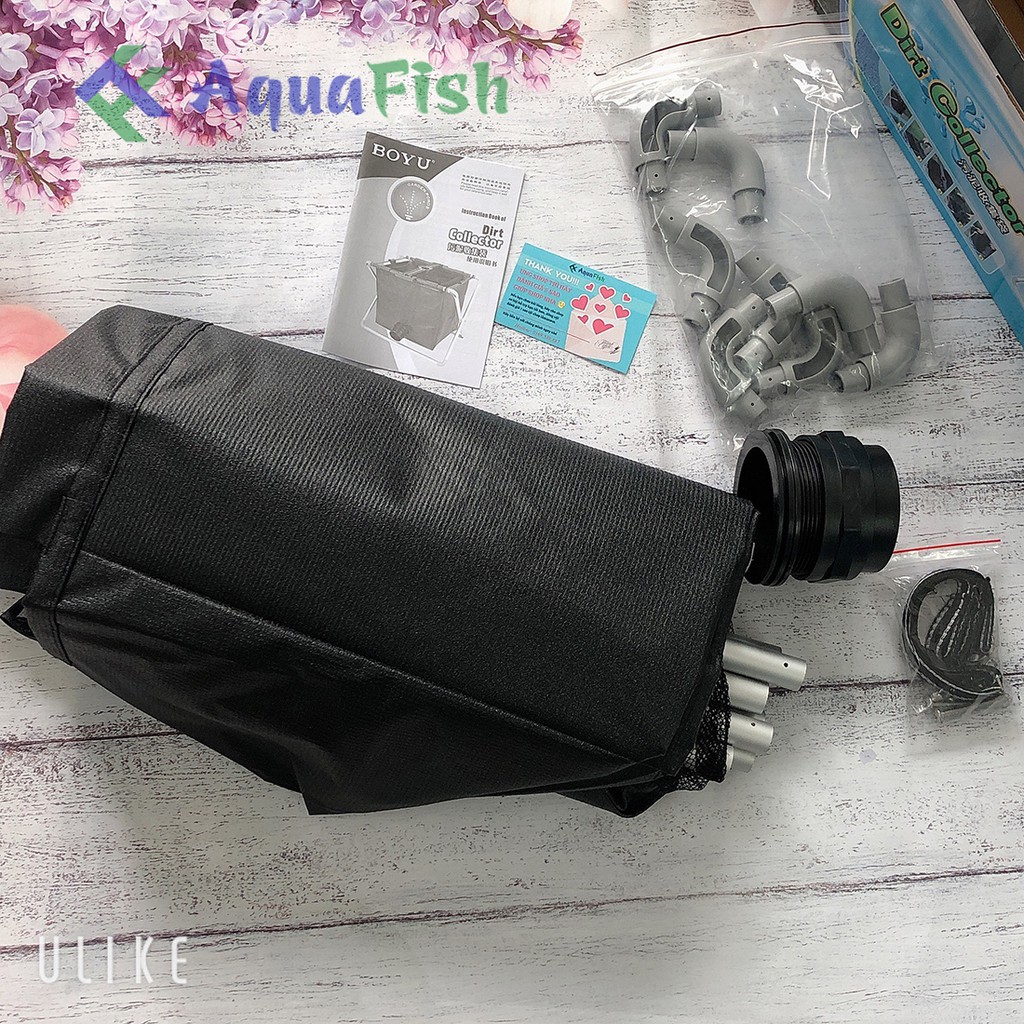 Sọt Lọc Vệ Sinh Hồ Cá Koi BOYU WNQ-1D (giúp lọc cặn, bụi bẩn từ máy hút đáy giúp tiết kiệm nước)