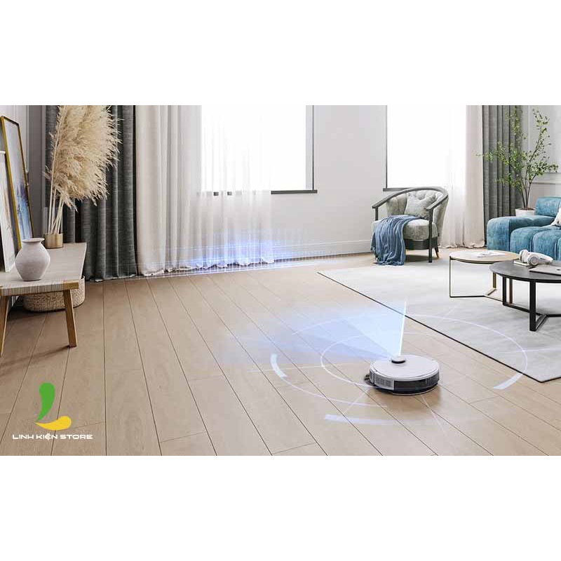 Robot hút bụi HOSAN ecovacs Deebot N8 Pro - Tích hợp nhiều tính năng thông minh vượt trội - Khả năng vượt vật cản