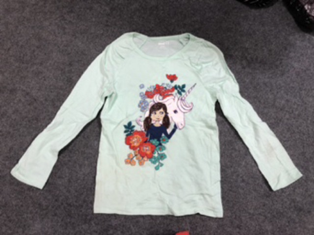 HOT 3 áo dài tay bé gái 7-8y