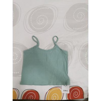 🌿 Áo 2 dây croptop thun tăm ulzzang 🔥