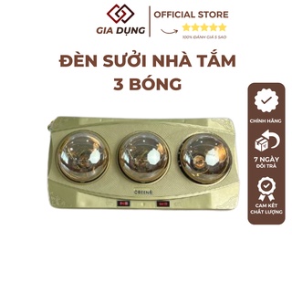 Đèn sưởi nhà tắm 3 bóng CREEN CR-03B công nghệ sưởi hiện đại, bảo hành 12 tháng