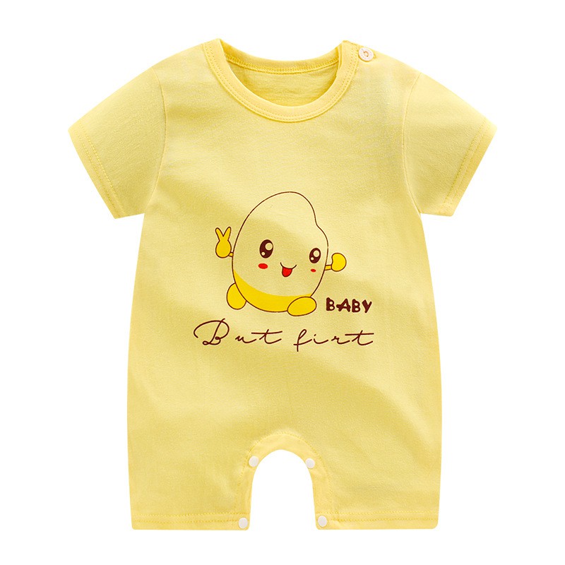 Body đùi cho bé trai gái sơ sinh cộc tay bodysuit cho bé quần áo sơ sinh cotton hàng QC loại 1 từ 3-12kg - BDC06