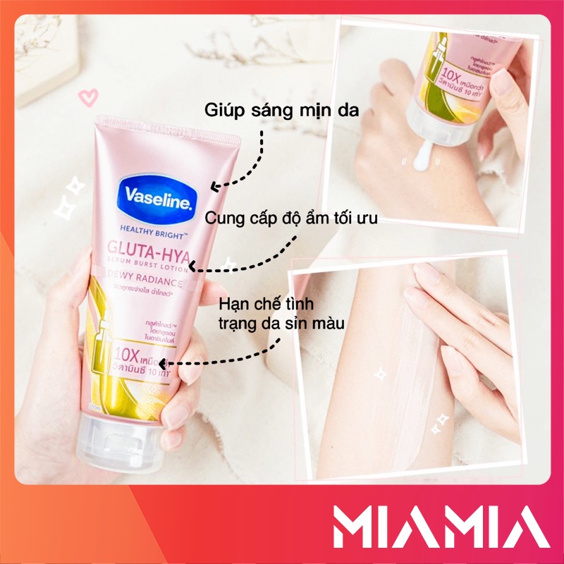 Sữa Dưỡng Thể Vaseline Gluta-Hya Chính Hãng