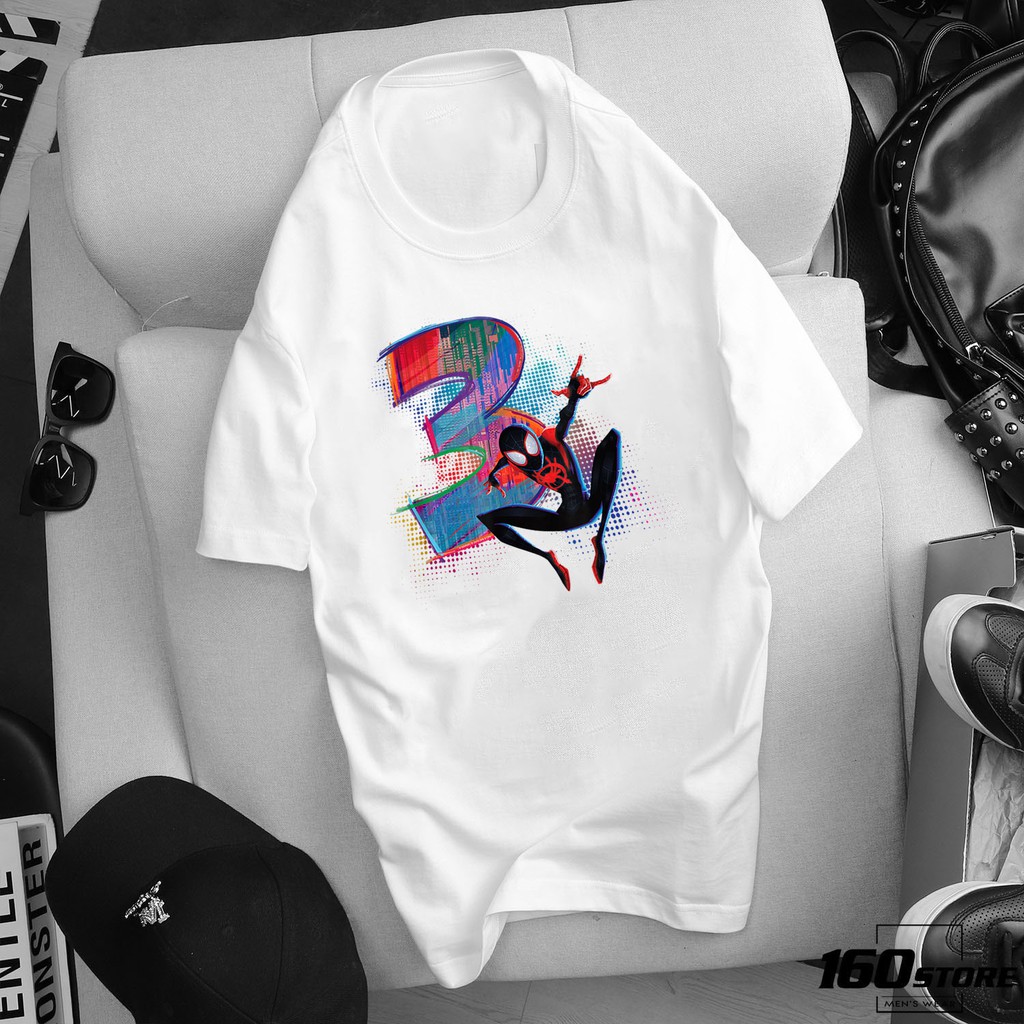 ÁO THUN UNISEX CỔ TRÒN MARVEL NGƯỜI NHỆN SPIDER MAN IN HÌNH COOL NGẦU GIÁ RẺ CỰC SHOCK CÓ SIZE TRẺ EM - 276