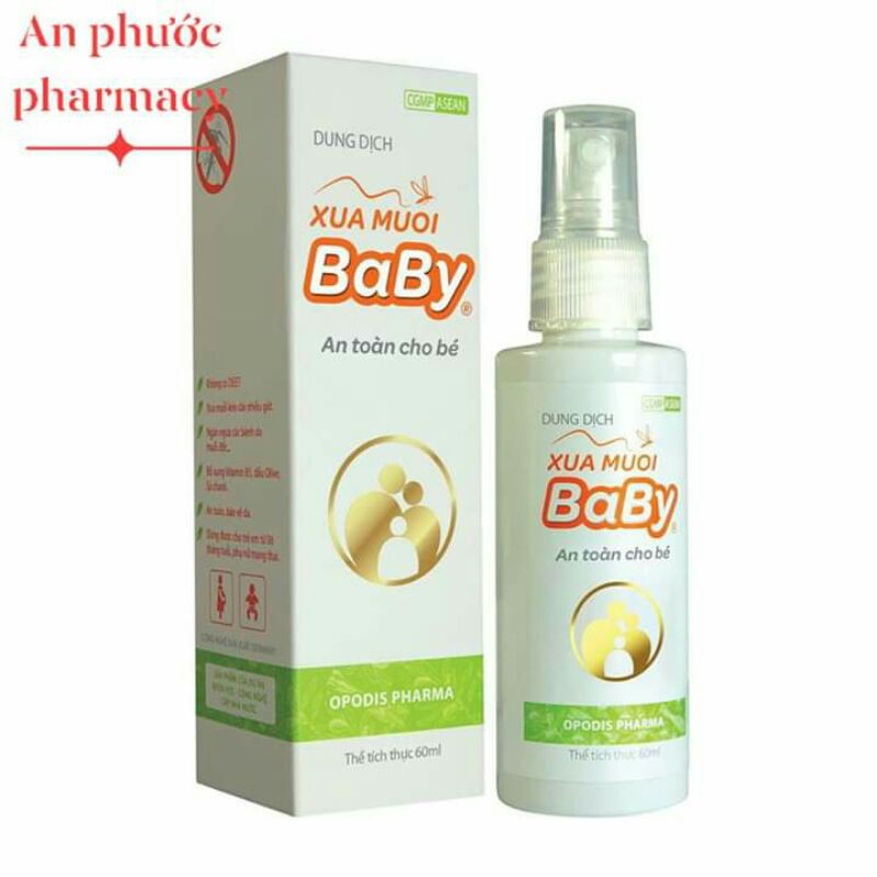 ✅Xua Muỗi Baby Dành Cho Trẻ Từ 6 Tháng Trở Lên