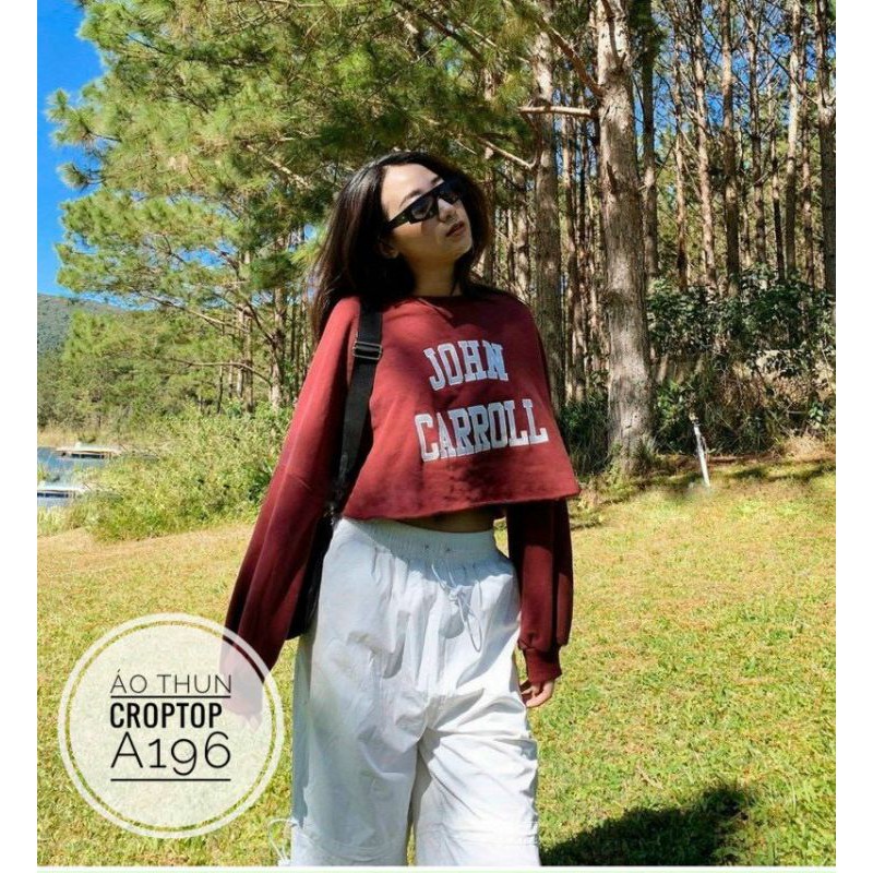 Bigsize Áo thun croptop A196