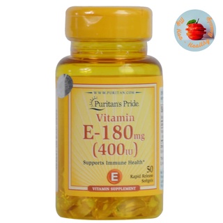Vitamin E 400 IU Puritan's Pride (Viên uống bổ sung vitamin E giúp dưỡng ẩm cho da, chống lão hóa da của Puritan's Pride