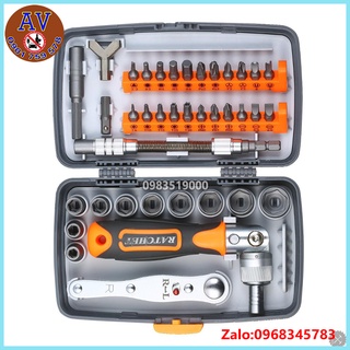 Bộ tuốc nơ vít 38 món bằng thép crom Vanadium đa năng tiện dụng