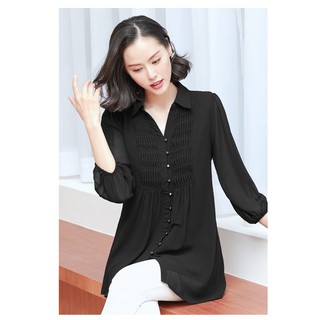 TK282-SƠ MI NỮ FORM DÀI S-6XL