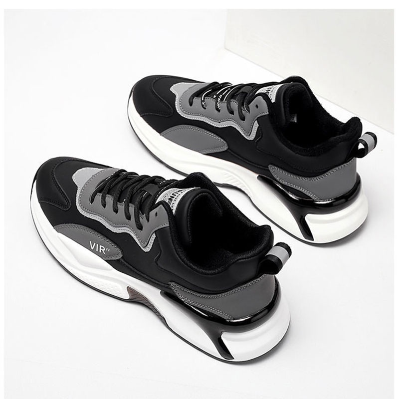 Giày Thể Thao Da Chống Trượt Thời Trang Cho Nam