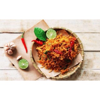 1KG KHÔ GÀ LÁ CHANH 2 HŨ 500G