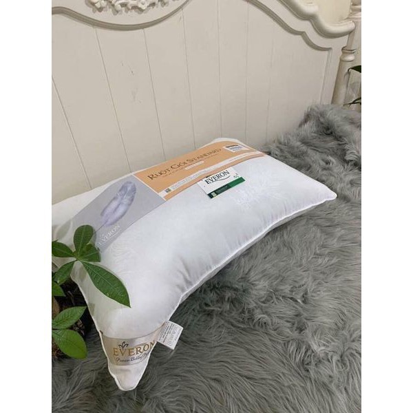 [SALE Chính Hãng] Set 2 ruột gối Everon 100% cotton, ruột bông êm ái, đàn hồi cao hàng