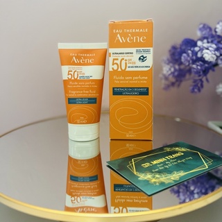 Kem Chống Nắng vật lý avene very high protection fluid dành cho Da Nhờn, Mụn SPF50+ 50ml, Chống tia UVA UVB