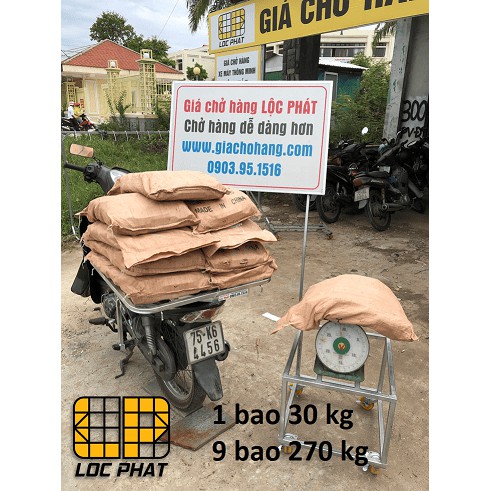 Giá chở hàng xe số 68x72cm - Lộc Phát- baga chở hàng - giachohang.com ((Wave, jupiter, exciter, sirius…)
