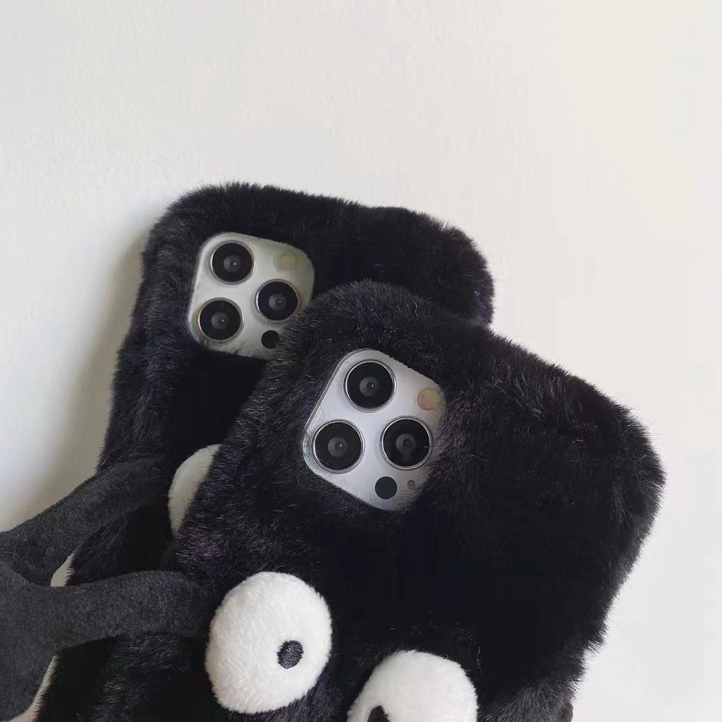 Ốp điện thoại hình bùi nhùi đáng yêu thích hợp cho Iphone 13 13pro Max11 Pro Max Xs M