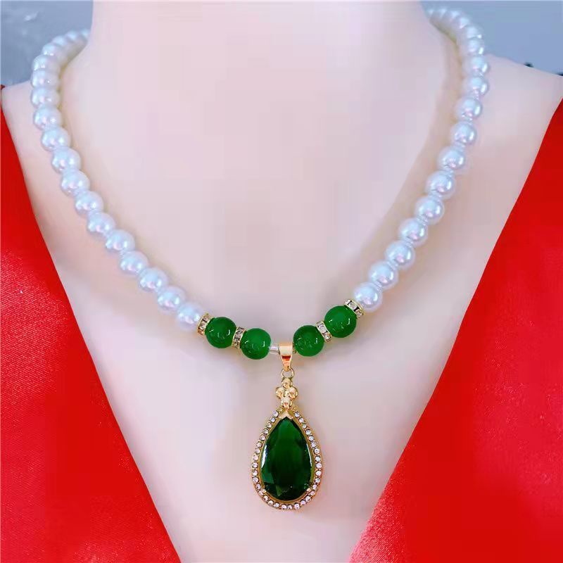 Set Ba Vòng cổ Ngọc Trai Tổng Hợp Đơn Giản Phiên Bản Hàn Quốc Làm Quà Tặng Cho Phụ Nữ Trung Niên Và Tuổi Trung Niên