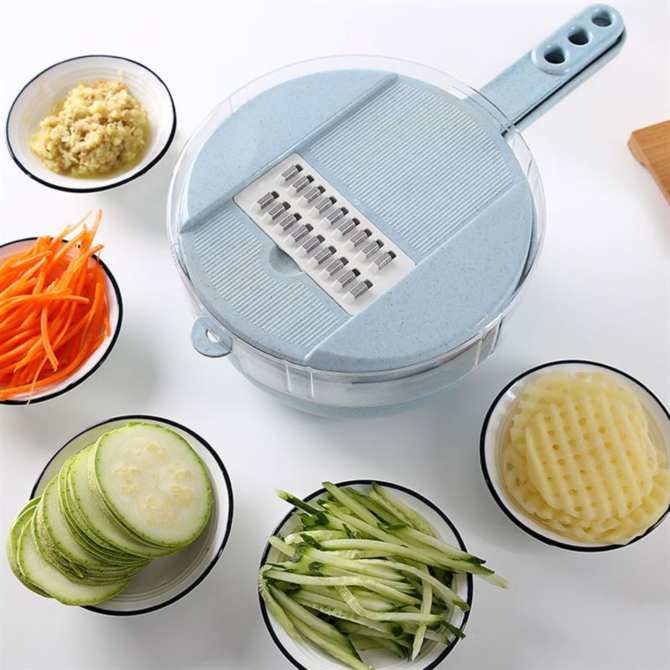 Bát nạo rau củ đa năng lúa mạch 6 món