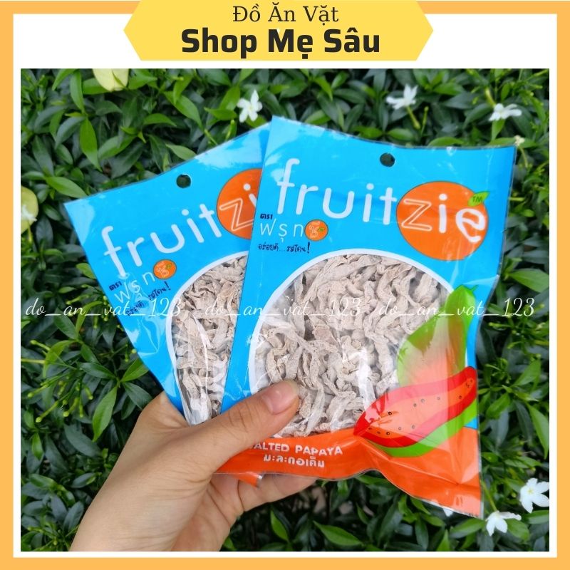 Ô mai giun xí muội đu đủ vị chua ngọt Thái Lan gói 50g