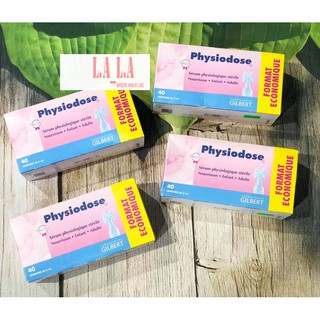 [Date xa] NƯỚC MUỐI SINH LÝ PHÁP HỒNG 40 ống physiodose