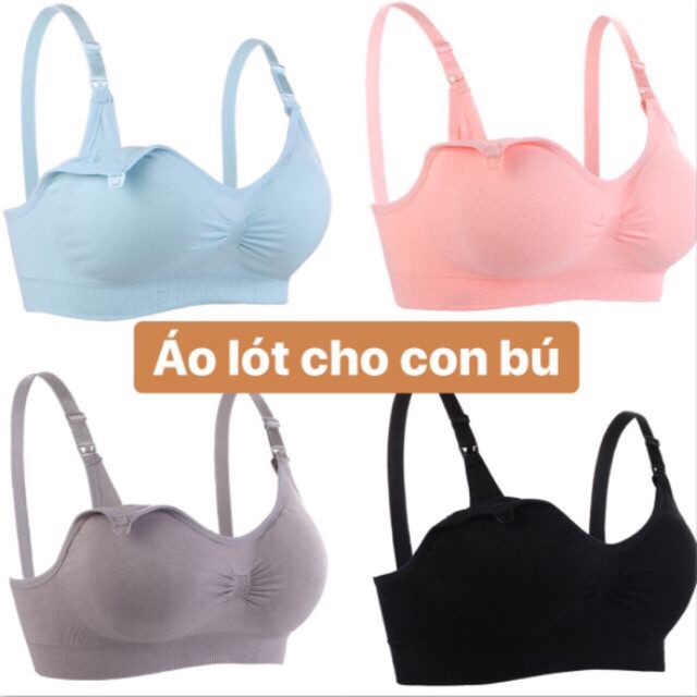 Áo lót bầu và sau sinh cho con bú không viền,siêu mềm mịn,chống chẩy xệ_𝐀𝟒