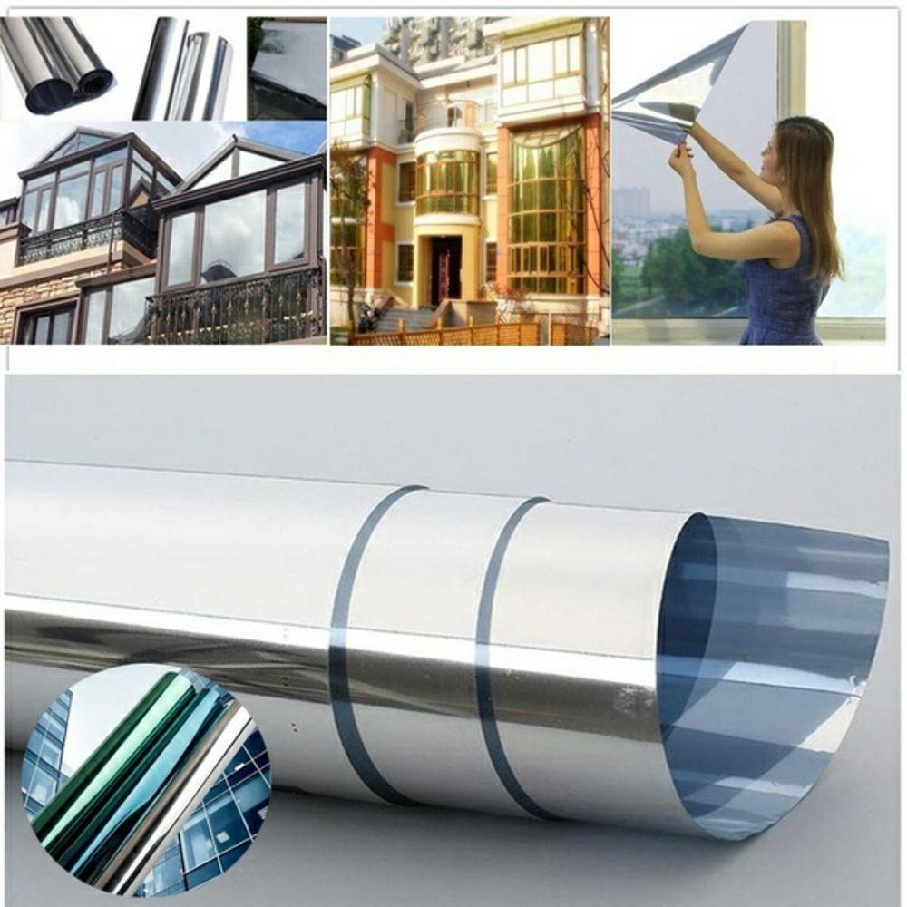 Phim Dán Cửa Sổ Phản Quang Năng Lượng Mặt Trời|Miếng Dán Cách Nhiệt Bảo Vệ Riêng Tư Tiện Dụng