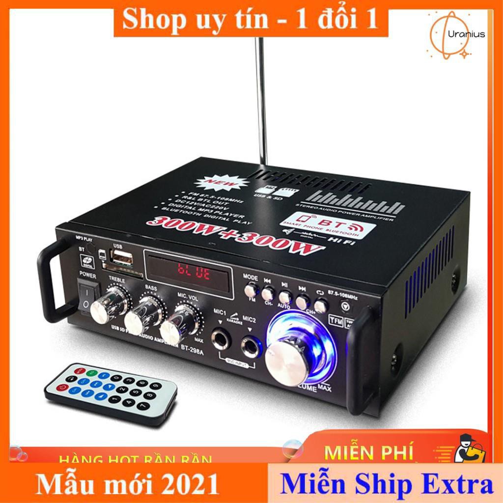 [ Xả kho tết] Amly karaoke Mini Bluetooth BT-298A cao cấp, chức năng đa dạng - Freeship - Bảo hành uy tín
