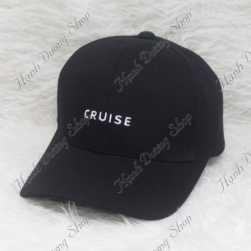 Mũ kết vải kaki thêu chữ khóa xịn phong cách thời trang phù hợp cả nam lẫn nư