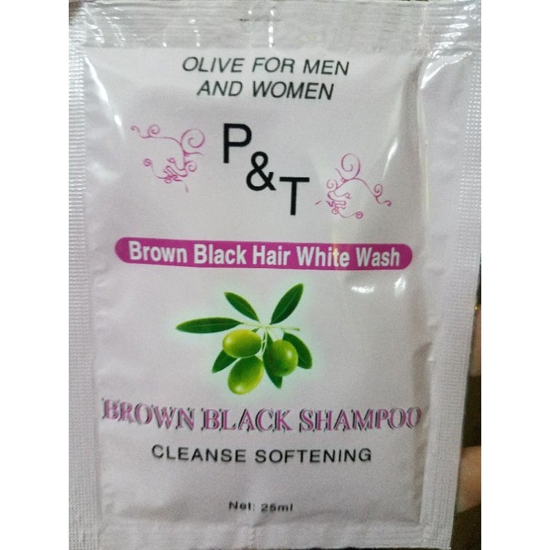 COMBO 5 GÓI DẦU GỘI OLIVE FOR MEM ĐEN NÂU 25ML