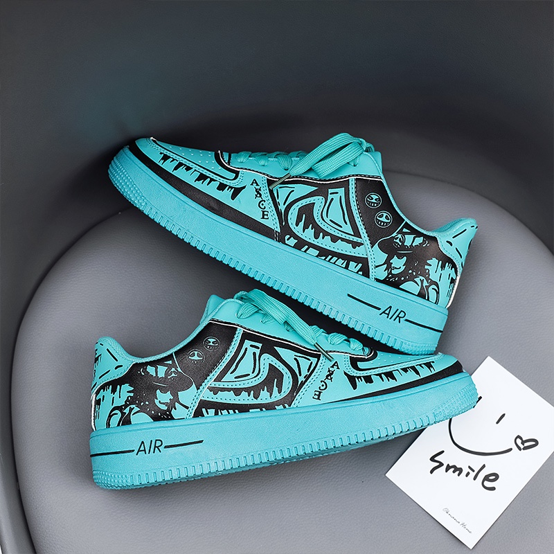 Giày Thể Thao Nhẹ Thoải Mái In Hình Anime One Piece Portgas D Ace Luffy Thời Trang Cho Nam Và Nữ