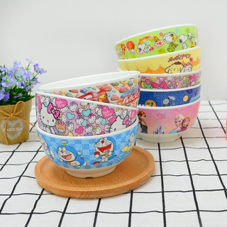 🌸𝐓𝐀̣̆𝐍𝐆 𝐐𝐔𝐀̀🌸 Tô chén - muỗng Hello Kitty - Doremon Doraemon