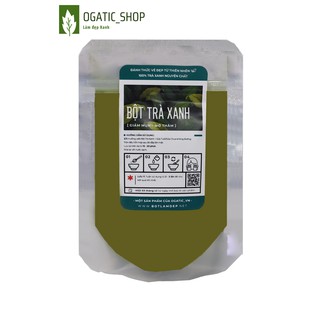 Bột Trà Xanh Nguyên Chất Organic 100Gr - mỹ phẩm Handmade