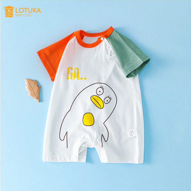 Bộ body đùi bé trai bé gái hình thú siêu dễ thương, bodysuit cộc mẫu đồ liền thân quần áo sơ sinh cho bé 0-12 tháng