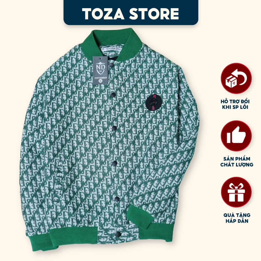 Áo Bomber chất liệu cotton bố dày dặn TOZA  AKTM01