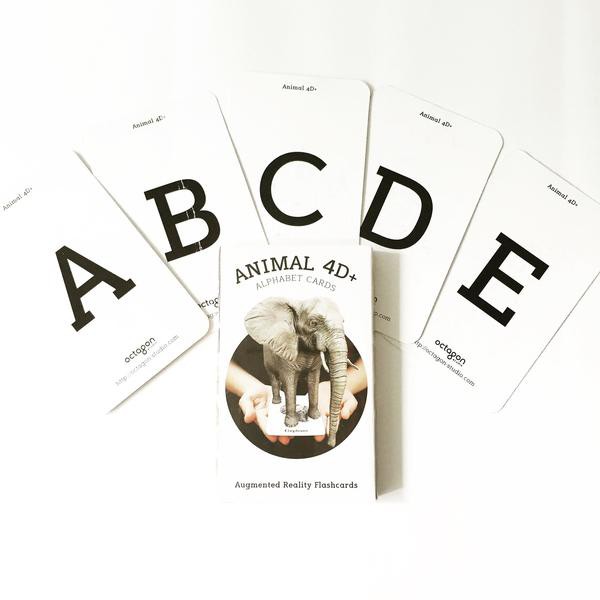 Bộ thẻ tiếng Anh 31 hình ANIMAL 4D - món quà ý nghĩa và bổ ích cho các con