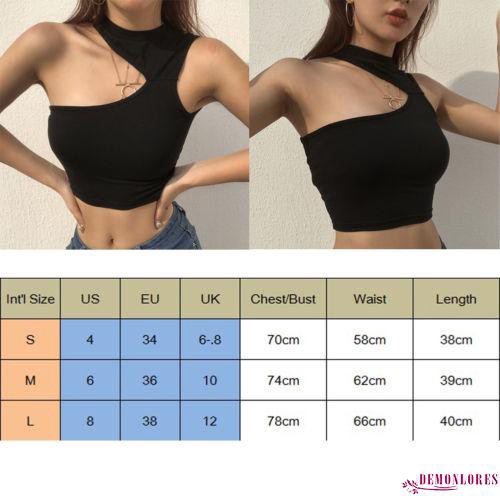 Áo CropTop Sát Nách Lệch Vai Phong Cách Châu Âu Dành Cho Nữ