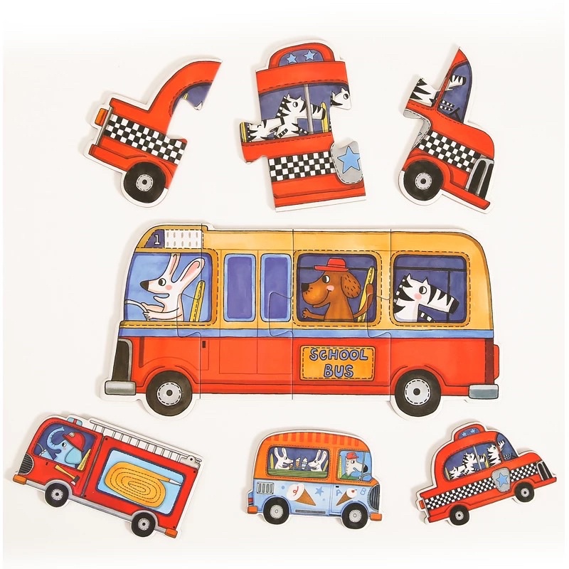 Ghép Hình-My First Puzzle 6 In A Box Car