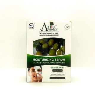 Mặt nạ Rong Nho – Tinh Dầu Olive – Nha Đam Ania cao cấp – Hộp 10 gói x 30g