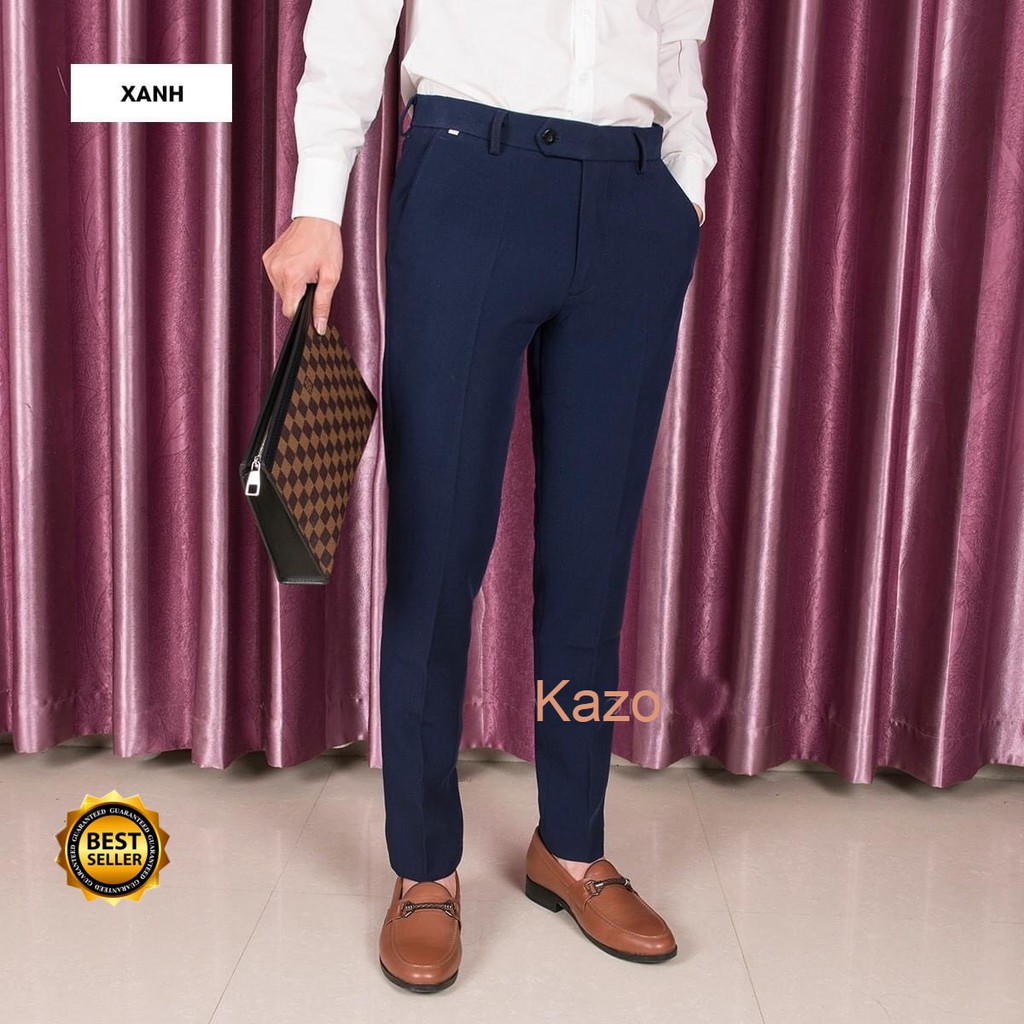 Quần âu nam vải co giãn cao cấp 🚗FREE SHIP🚗không nhăn nhiều màu