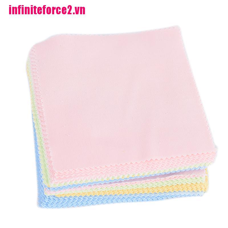 MICROFIBER (Force) 10 Miếng Vải Lau Mắt Kính Màn Hình Điện Thoại