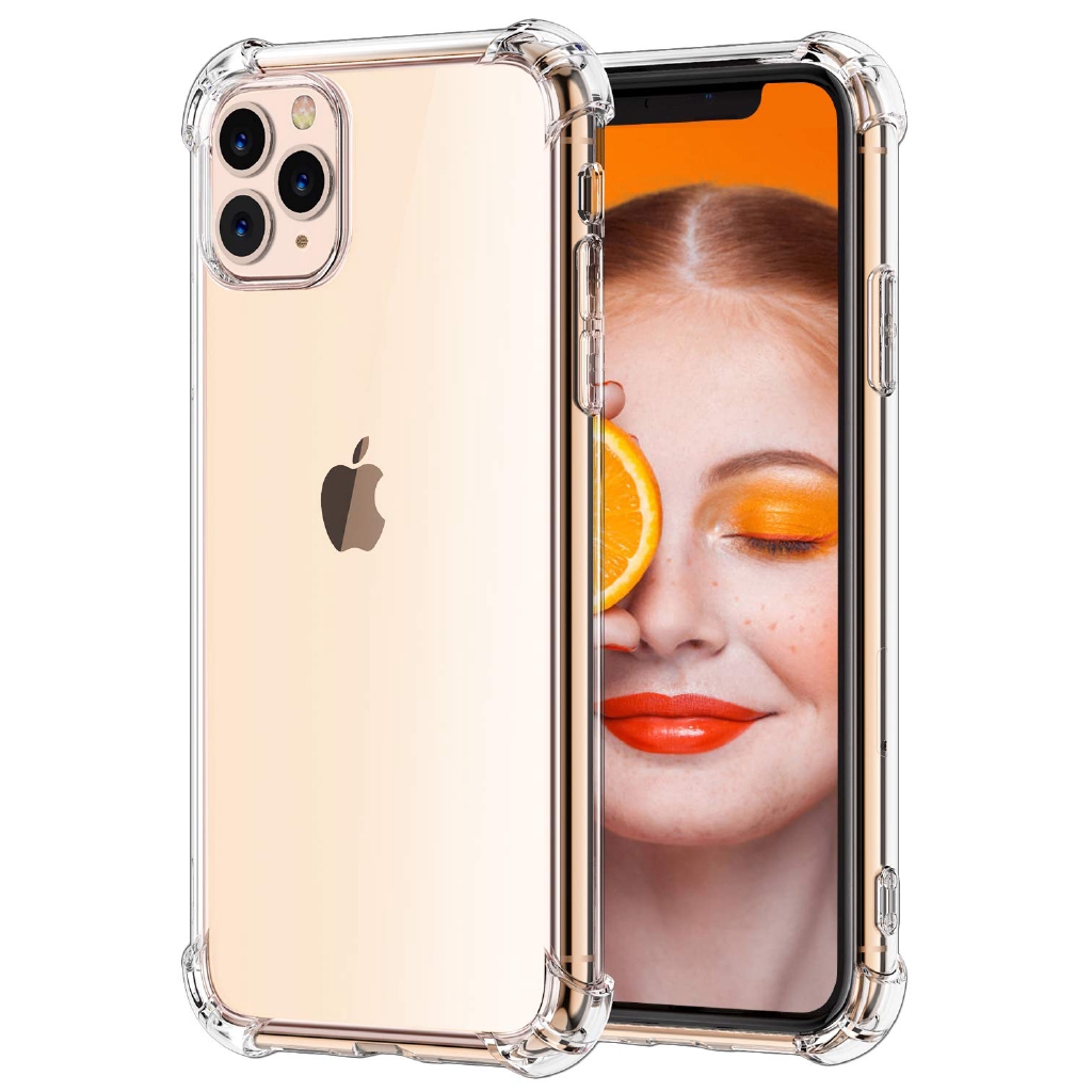 Ốp lưng TPU trong suốt chống sốc cho iphone 11 Pro Max 6 7 8 Plus X XR XS | BigBuy360 - bigbuy360.vn