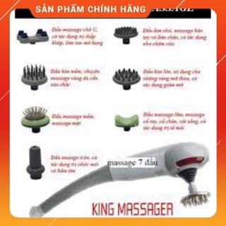 Máy Masage Cầm Tay 7 Đầu Đa Năng