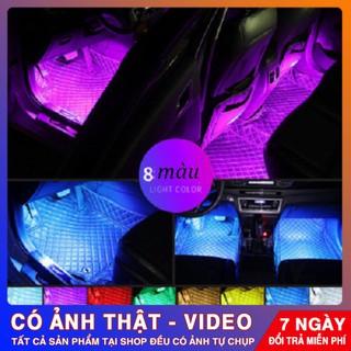 [Free Ship] ĐÈN LED độ gầm ghế ô tô 12 led có điều khiển cảm ứng âm thanh nhấp nháy theo nhạc