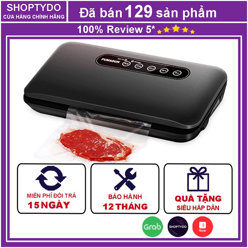 Máy hút chân không thực phẩm hàn miệng túi mini đóng gói bảo quản thực phẩm an toàn tiện lợi tặng kèm túi