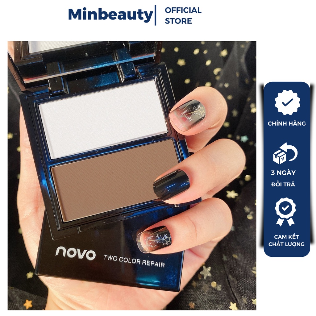 Phấn tạo khối 2 màu NOVO siêu HOT 2022 Minbeauty (D10)