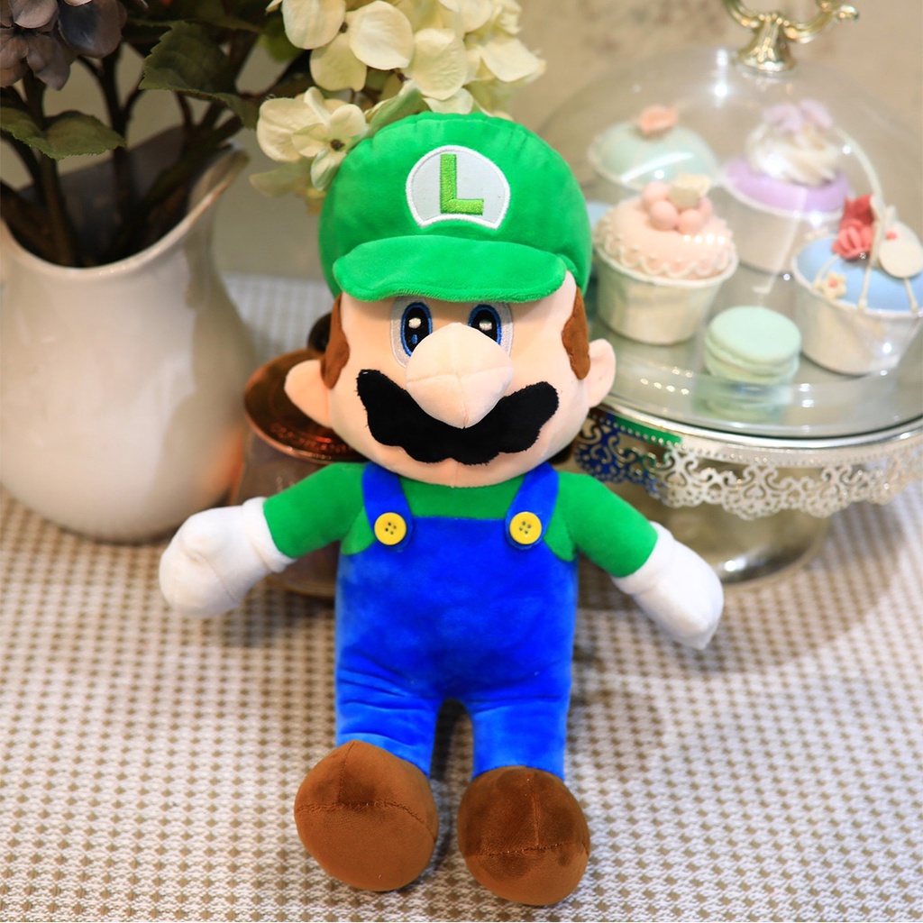 30cm Thú Bông Super Mario Bros Sang Trọng Búp Bê Luigi Nhân Vật Đồ Chơi Búp Bê Trẻ Em Quà Tặng * Vận Chuyển Nhanh